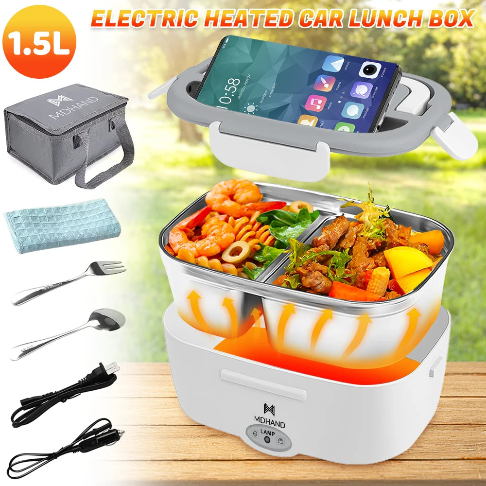 Shout Gadget ™ Electric Heated Lunch Box