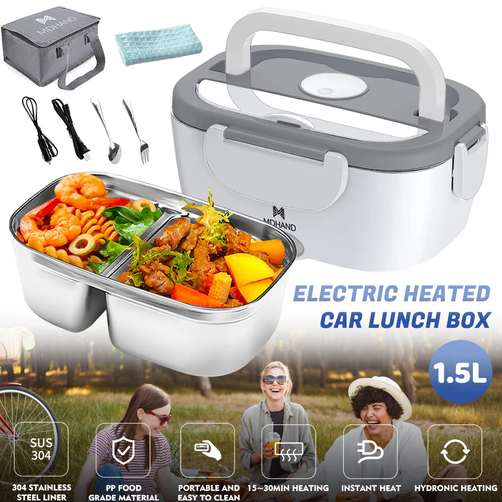 Shout Gadget ™ Electric Heated Lunch Box